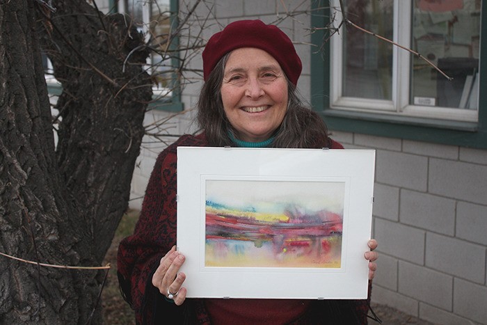 Invermere artist Carol Gordon enjoys creating abstract paintings of landscapes and nature. Her first session of classes begins on January 11.