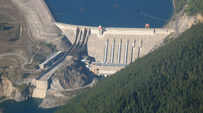 Revelstoke dam on the Columbia River is due to have a sixth water turbine added