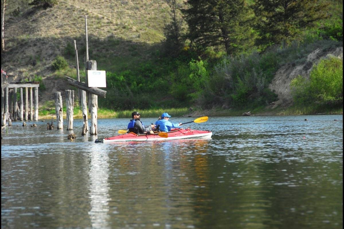 Visitors and locals alike enjoy to paddle the Columbia River.