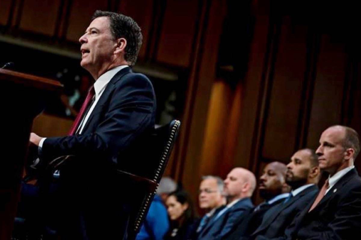 Comey says he was fired because of Russia investigation