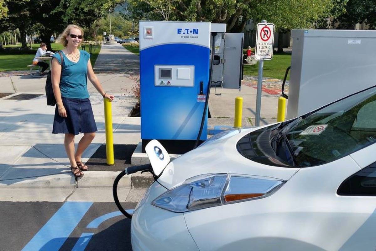 Fast charging station in Squamish (MINISTRY OF ENERGY AND MINES)