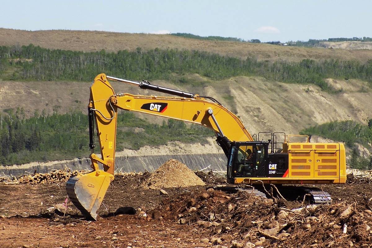 Clearing work on the Site C dam project near Fort St. John, 2016. Work has gone on for two years, with $1.7 billion spent and more than 2,000 people working. (BC HYDRO)