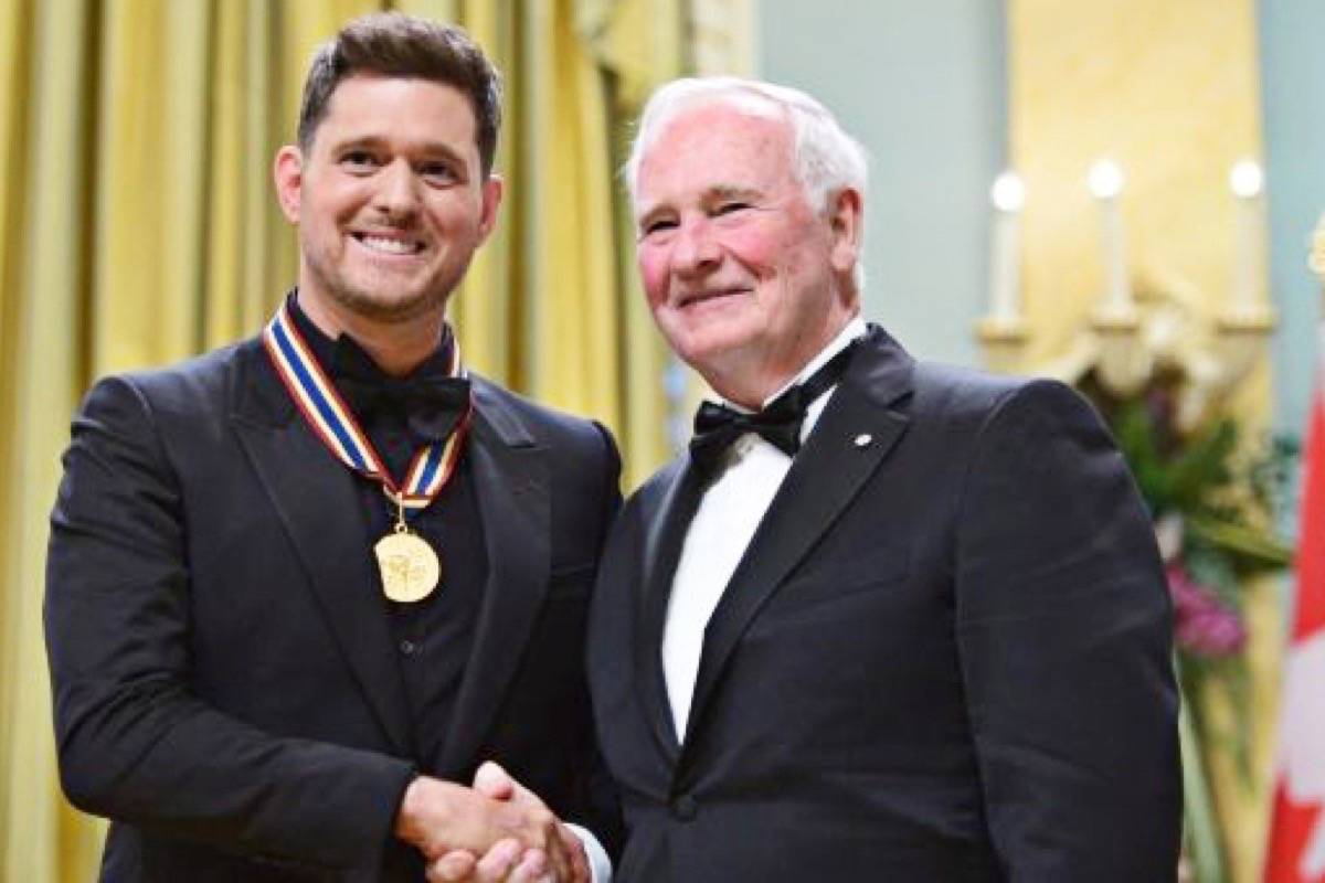 Michael Buble honoured at gala in Ottawa