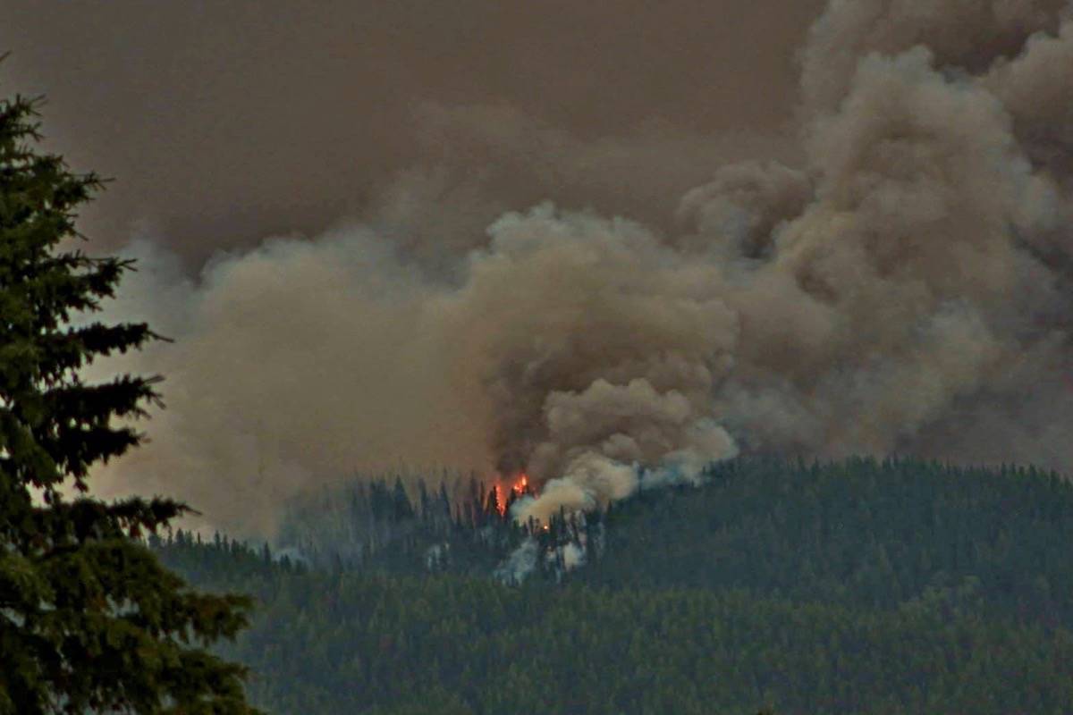 Wildfire in Quesnel Saturday evening (Submitted by Chelsea Photography)                                Wildfire in Quesnel Saturday evening (Submitted by Chelsea Photography)
