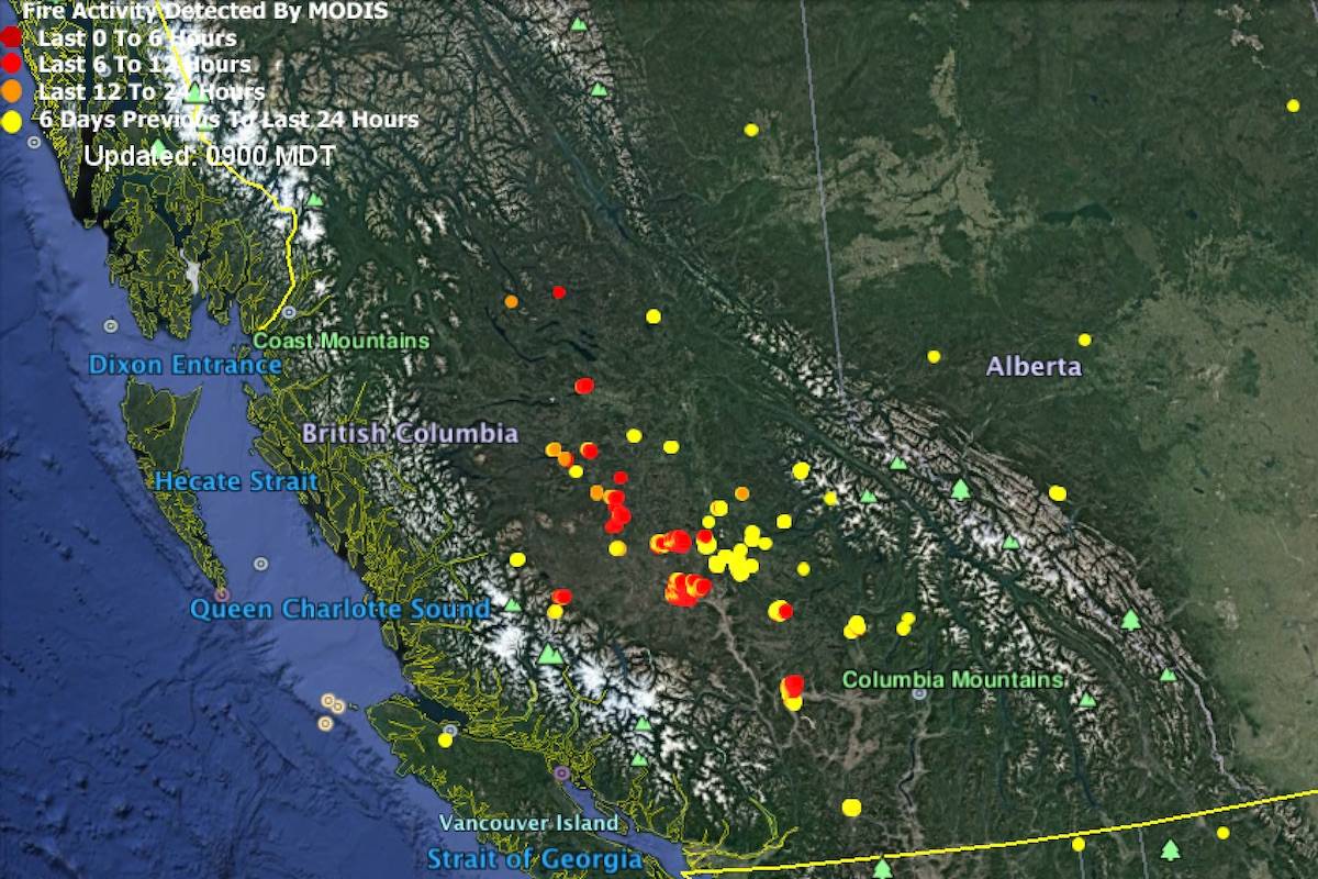 Eye in the sky: Google Earth view of fires