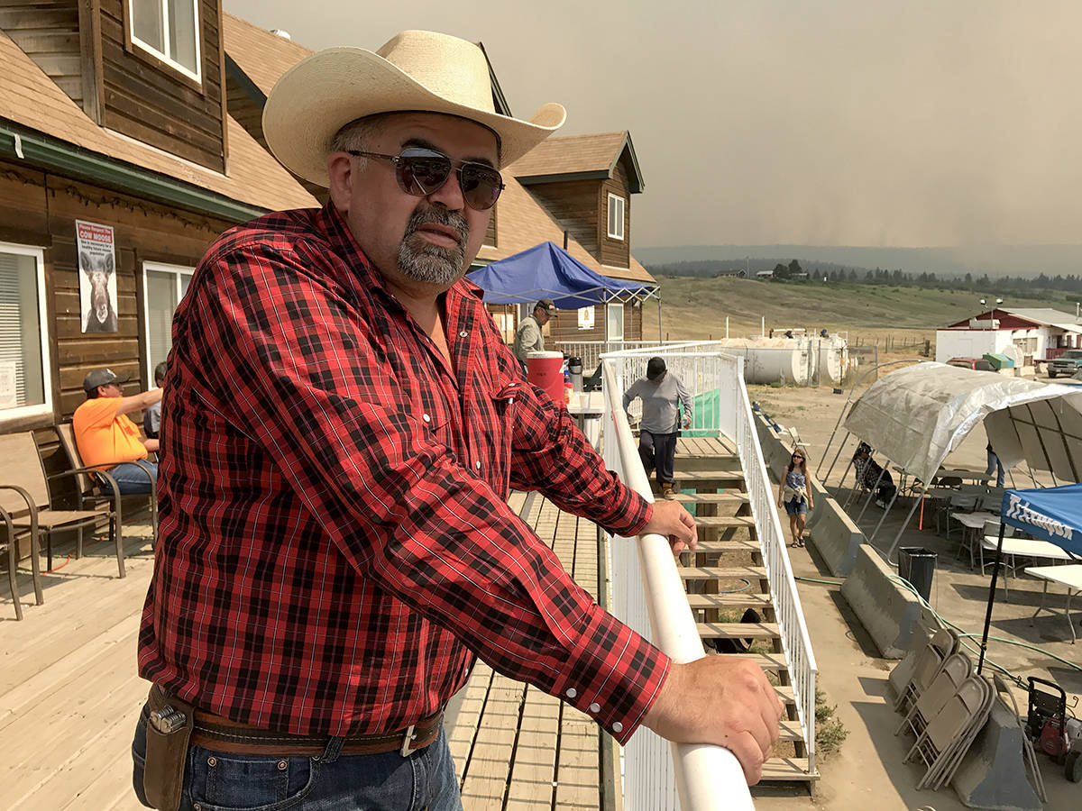 Tl’entinqox t’in First Nation (Anaham) Chief Joe Alphonse leads his community during threat of wildfires in the Chilcotin. (Angie Mindus photos)