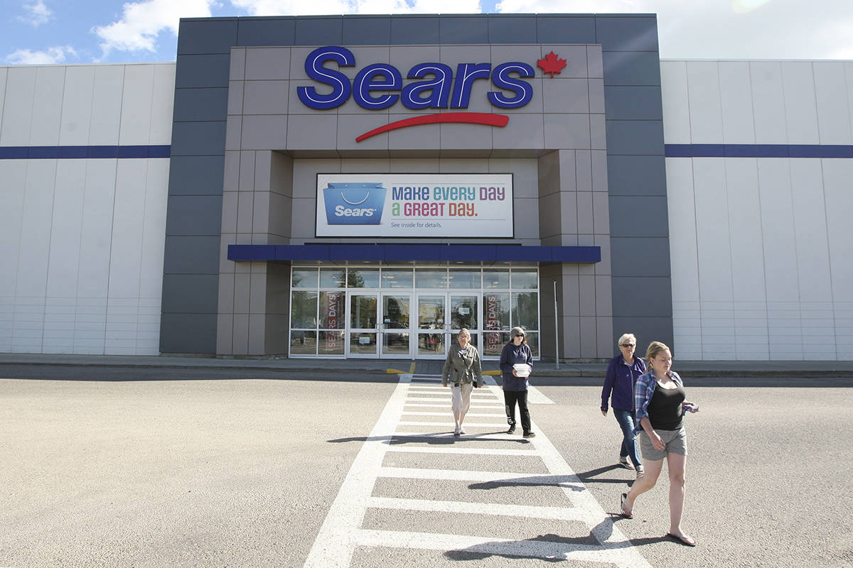 Sears Canada announced it will be closing their store at Bower Place in Red Deer. (Photo by Jeff Stokoe/Advocate staff)