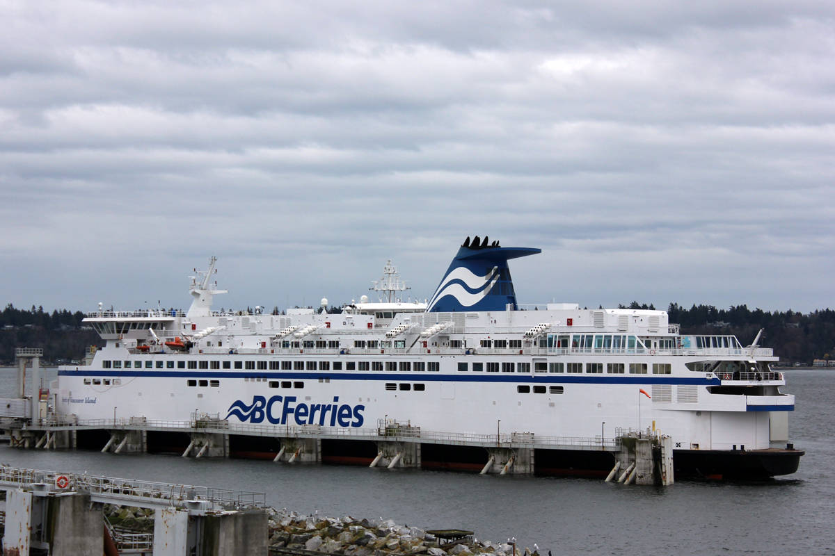 B.C. Ferries reminds vehicle and foot passengers to avoid alcohol before sailing from its terminals around the province. Nicholas Pescod/Black Press